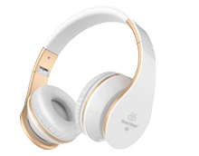 Casque blanc sans fil